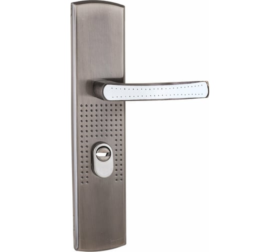 Изображение товара Комплект ручек для металлических дверей Стандарт (универсальный; подсветка; левая) 7838