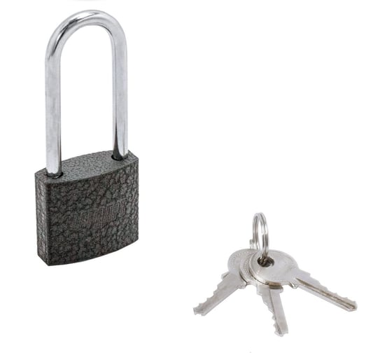 Изображение товара Навесной замок Стандарт HG-330L (европакет; длинная дужка; 4.5 мм) 13386