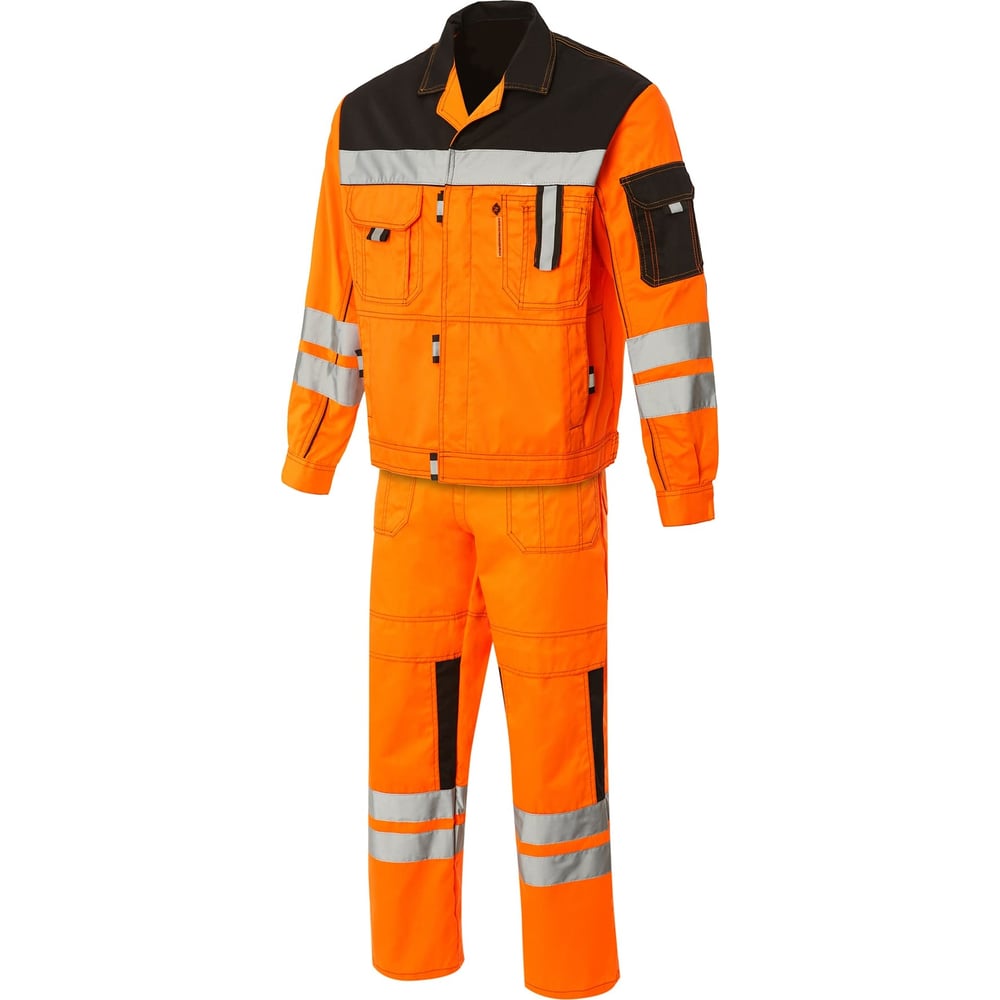 Изображение товара Костюм защитный СОЮЗСПЕЦОДЕЖДА Профессионал-2 с СОП оранжево-черный 52-54