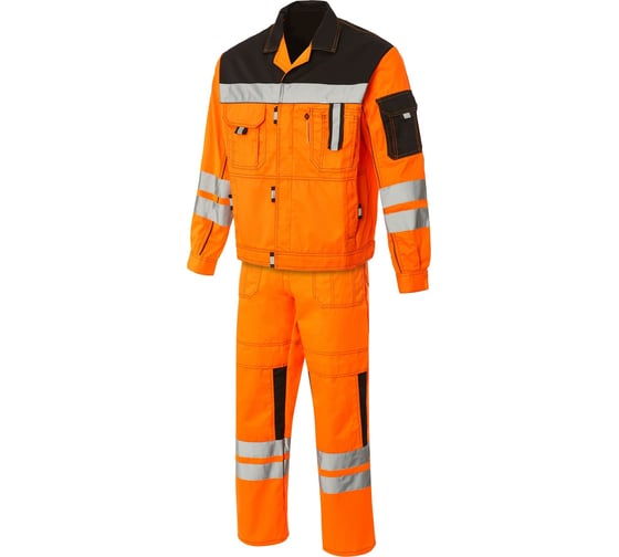 Изображение товара Костюм СОЮЗСПЕЦОДЕЖДА Профессионал-2 с СОП, оранжево/черный, р. 52-54 рост 170-176 2000000020693