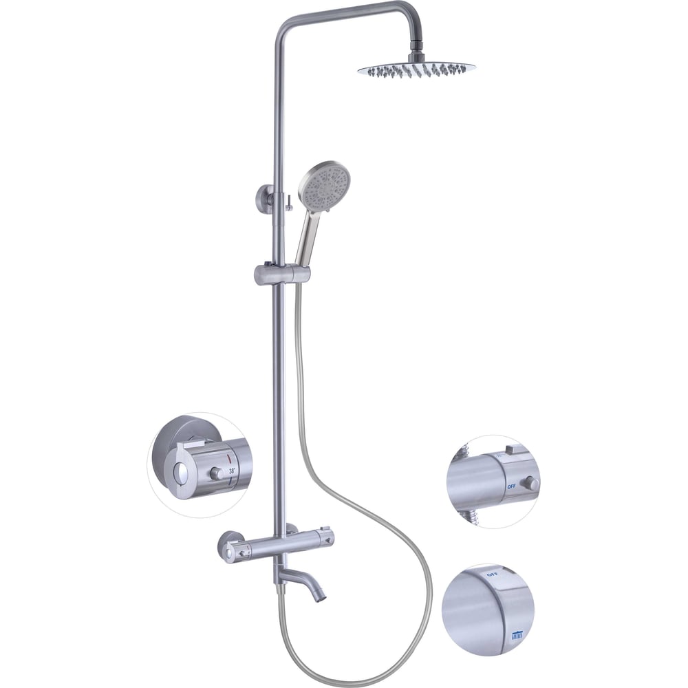 Изображение товара Душевая стойка FASHUN A52426 с термостатическим смесителем