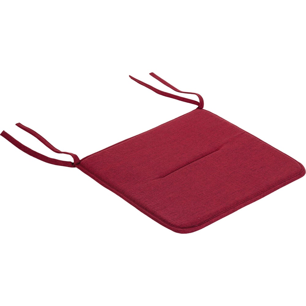 Изображение товара Подушка сидушка на стул PRIMILA STANDARD плоская 37x37 см полиэстер бордовая