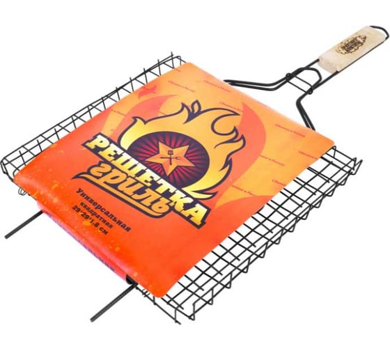 Изображение товара Решетка-гриль ОФИСМАГ универсальная, размер 280x280мм, глубина 18мм, оксидированное покрытие 701740