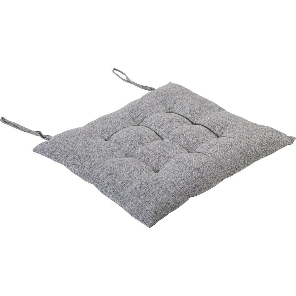 Изображение товара Подушка сидушка на стул ОФИСМАГ PRIMILA LUX 40x40 см полиэстер светло-серая