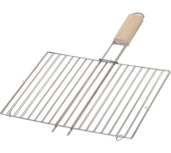 Изображение товара Решетка-гриль ОФИСМАГ универсальная, размер 330x220мм, глубина 10мм, никелированное покрытие РГМ3НЭ 701748