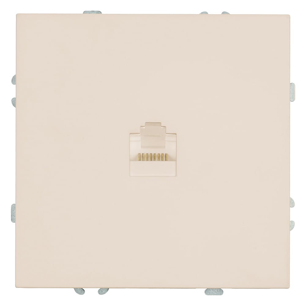 Изображение товара Розетка компьютерная RJ-45 серия Эмили встраиваемая механическая кашемир