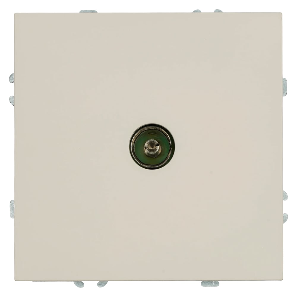 Изображение товара Розетка STEKKER телевизионная 1-местная, механизм, 75 Ом, 5-862МГц, серия Эмили, RST00-5108-08, кашемир, soft touch 49901