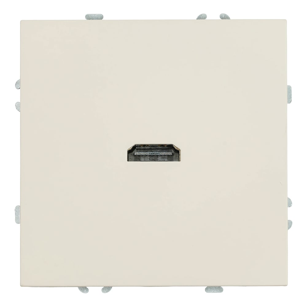 Изображение товара Розетка STEKKER HDMI 2.0 Type A, механизм, серия Эмили, RST00-5118-08, кашемир, soft touch 50169