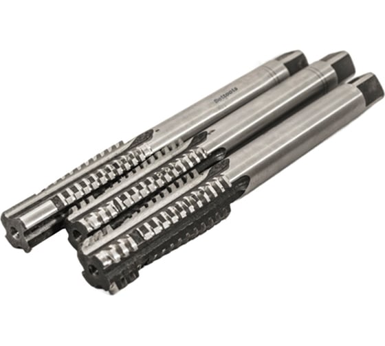 Изображение товара Метчик трапецеидальный Tr32х6 машинно-ручной Р6М5 левый 3шт компл. L=195мм Beltools ri.291.286