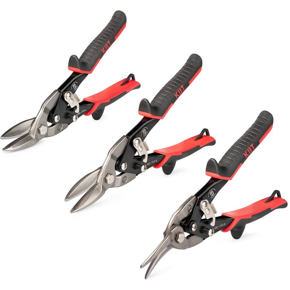 Изображение товара Настольный набор ножниц по металлу КВТ НМА-250 LSR серия ПРОФИ профессиональный инструмент