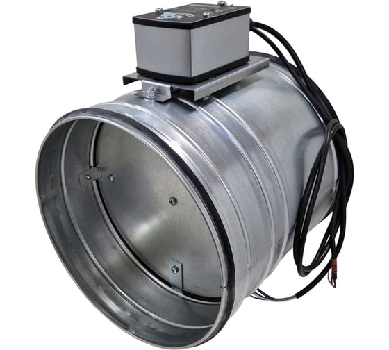 Изображение товара Пожарный клапан TECHNO FKS280 круглый 280мм огнестойкость El60 с приводом с возвратной пружиной 230В 594281