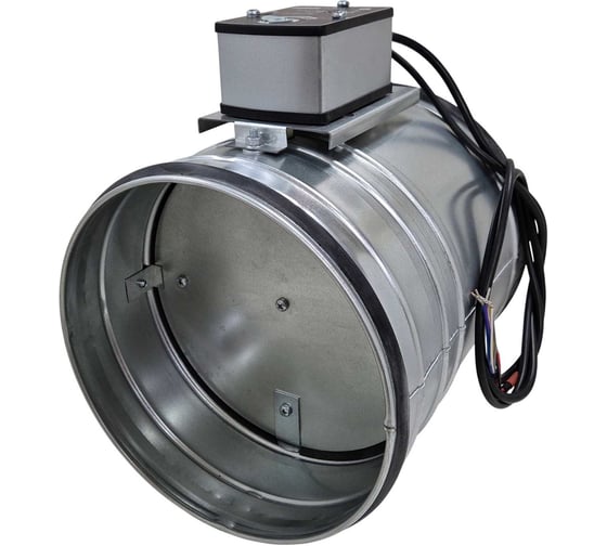 Изображение товара Пожарный клапан TECHNO FKS250 круглый 250мм огнестойкость El60 с приводом с возвратной пружиной 24В 594252