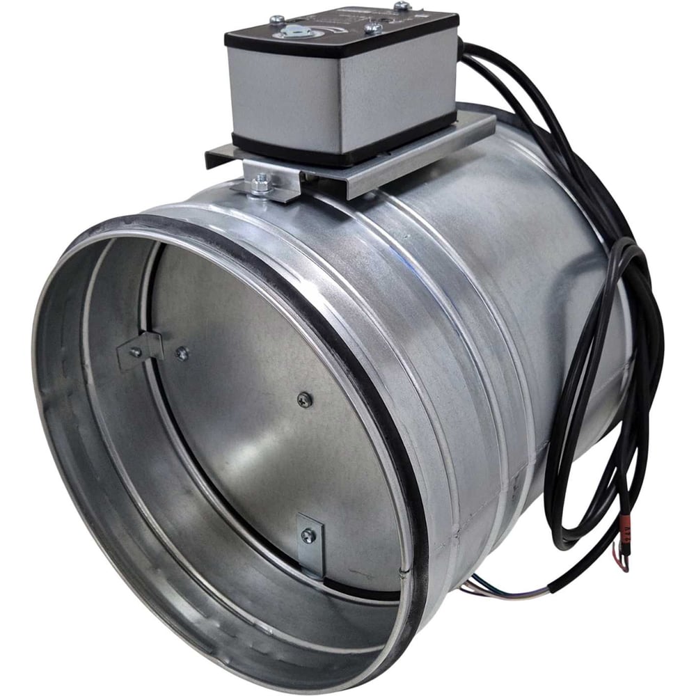 Изображение товара Пожарный клапан TECHNO FKS280 круглый 280мм огнестойкость EI60 с приводом 24В