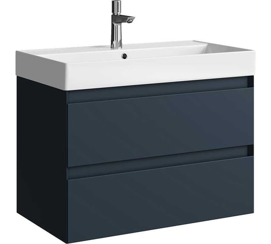 Изображение товара Тумба AQWELLA Geometria под умывальник, цвет серый, GE01082GRM