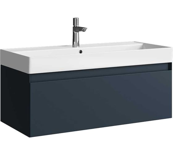 Изображение товара Тумба AQWELLA Geometria под умывальник, цвет серый, GE01101GRM