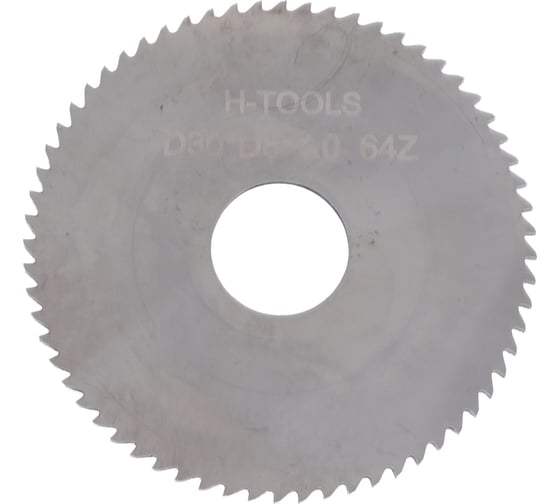 Изображение товара Фреза дисковая твердосплавная H-Tools 30x8x1.1мм 64z DIN1837A 03008110