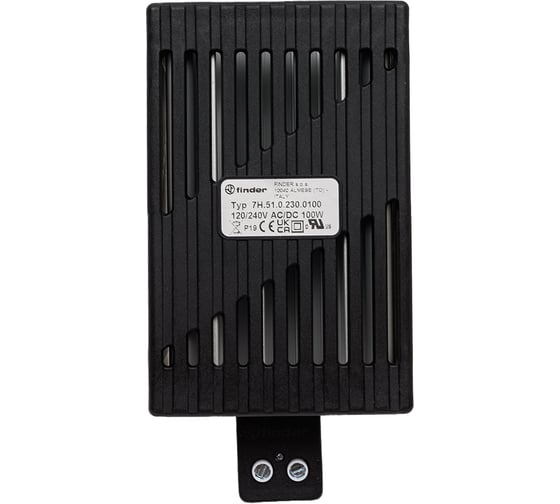 Изображение товара Нагреватель щитовой Finder, питание /= 110-250в ас/Dc, мощность тепловая 100вт, ус, 7H5102300100