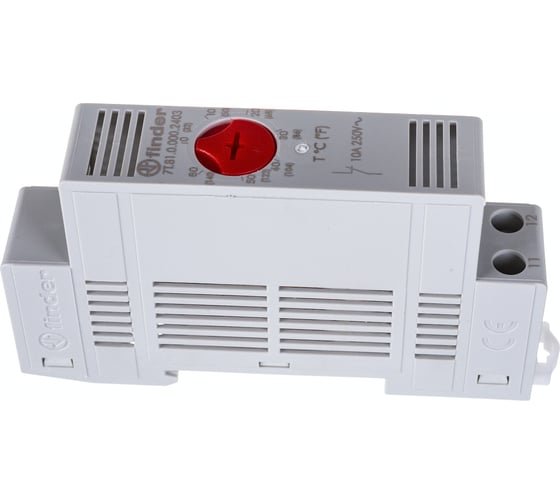 Изображение товара Модульный щитовой термостат Finder, НЗ контакт, 10А, 7T8100002403