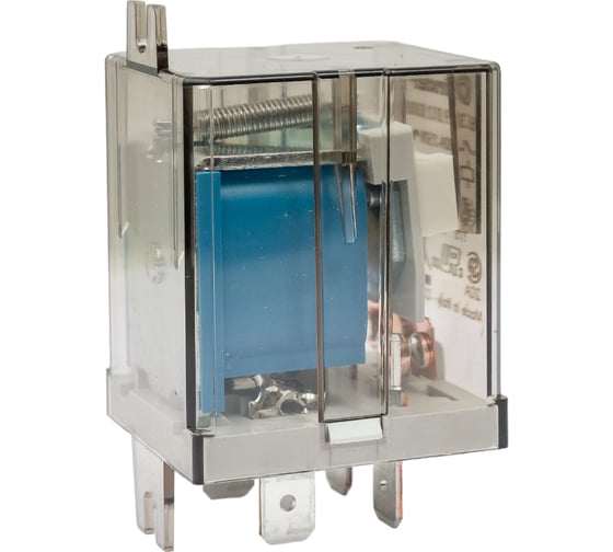 Изображение товара Силовое реле Finder 1но конт., зазор 3мм 30а, 12в Dc; подключение через fAston, фланец 653190120300