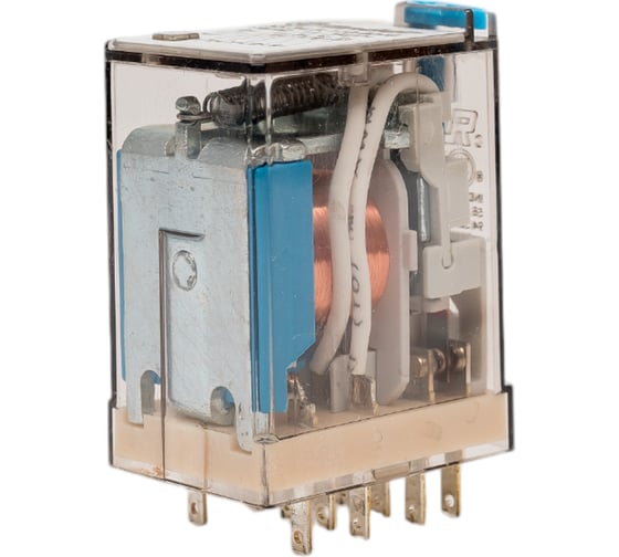 Изображение товара Промежуточное реле Finder 4 перекидных контакта 7А, = 110В DC, 553491100040