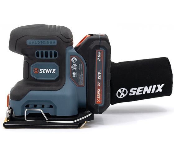 Изображение товара Шлифмашина вибрационная аккумуляторная SENIX серии X2 20В бесщ. дв., 125 мм, с 1 АКБ, 1 ЗУ PSX2-M2-EU