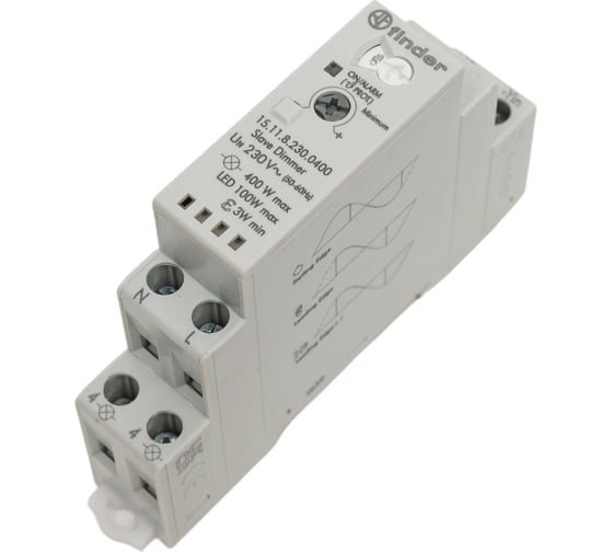 Изображение товара Модульный ведомый электронный диммер Finder slAVe упр-е сигналом 0-10в от ведущего 151182300400