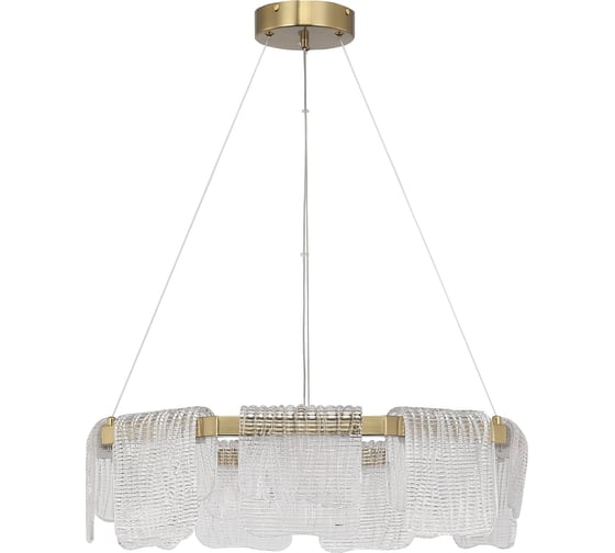 Изображение товара Светильник подвесной ST LUCE золотистый/прозрачный LED 1*54W 3000K SL6021.203.54