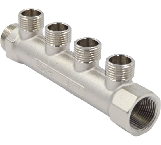 Изображение товара Коллекторы латунные Okseler 3/4x1/2НР 4 выхода oks00371