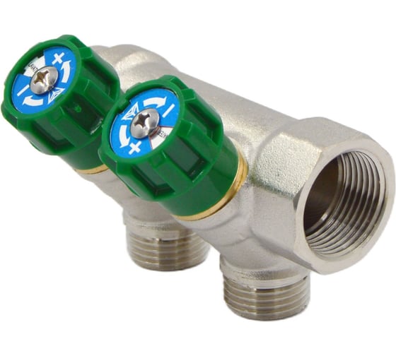 Изображение товара Коллекторы с регулирующими вентилями Okseler 3/4x1/2 2 выхода oks00375