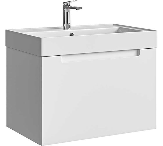 Изображение товара Тумба под умывальник AQWELLA Ванкувер цвет белый, VAN01081