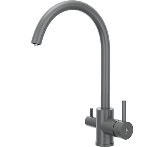 Изображение товара Смеситель для кухонной мойки RUSH с фильтром графит SUS9035-37Grey