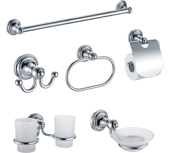 Изображение товара Комплект SMT KL-88000 №6 6 предметов(хром) KL-88000