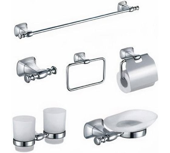 Изображение товара Комплект SMT KL-89400 №7 6 предметов(хром) KL-89400