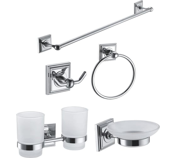 Изображение товара Комплект SMT KL-73000 №3 6 предметов(хром)  KL-73000