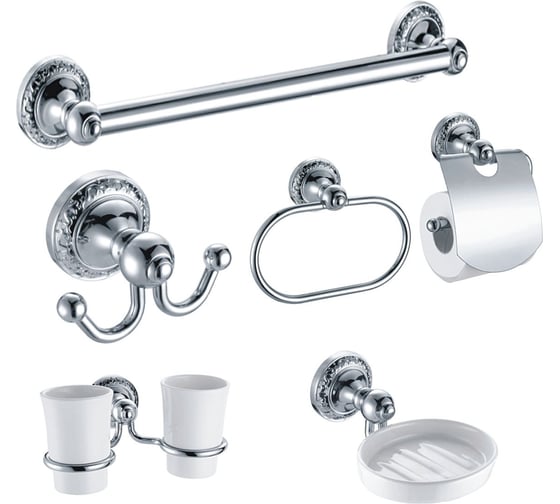 Изображение товара Комплект SMT KL-81000 №4 6 предметов(хром) KL-81000