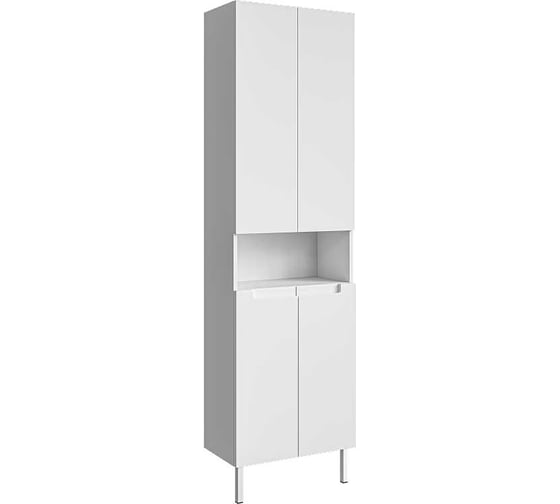 Изображение товара Пенал AQWELLA Ванкувер напольный, цвет белый, VAN0555N