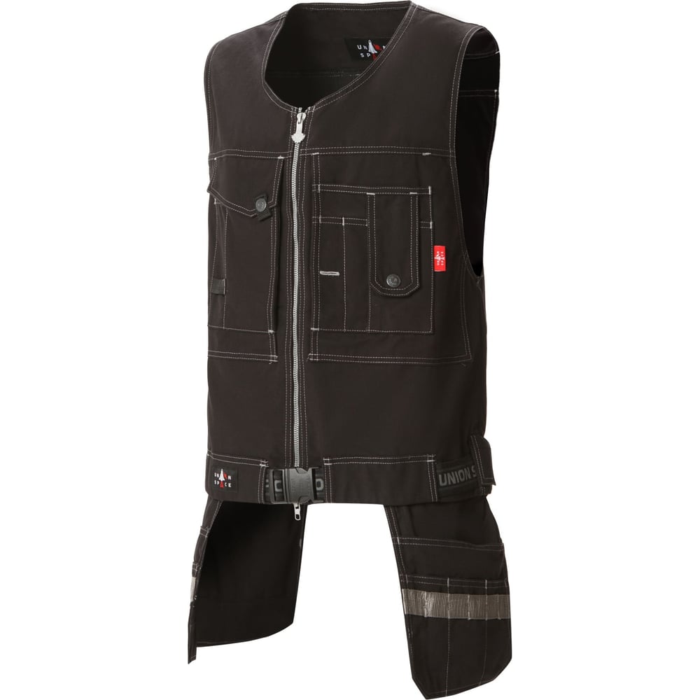 Изображение товара Жилет Союзспецодежда Union Space черный р 60-62 профессиональная рабочая одежда
