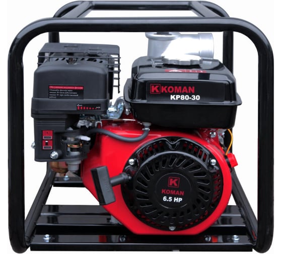 Изображение товара Мотопомпа бензиновая для чистой воды KOMAN ф80мм/1000л/мин KP80-30