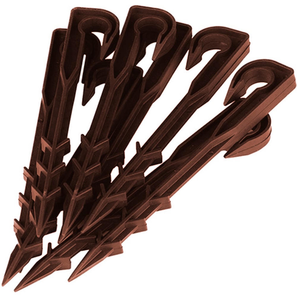 Изображение товара Колышки для капельной трубки ГеоПластБорд d 16 мм 19 см 40 шт коричневый