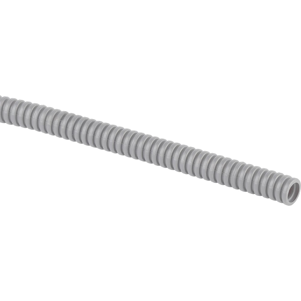 Изображение товара Гофрированная труба ПВХ SIMPLE GOFR-32-25 для электропроводки, с зондом 25м, серый цвет