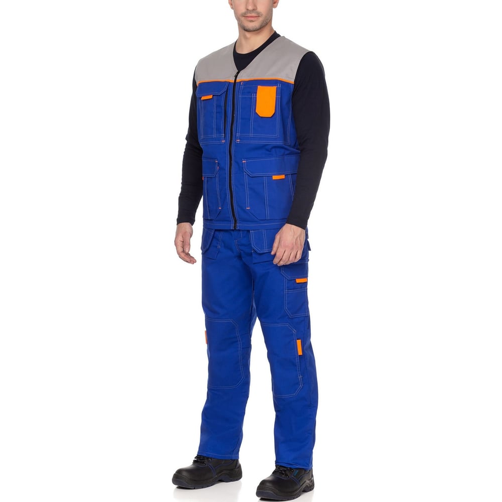 Изображение товара Утепленный жилет СОЮЗСПЕЦОДЕЖДА профессиональный, васильковый/серый, р. 60-62