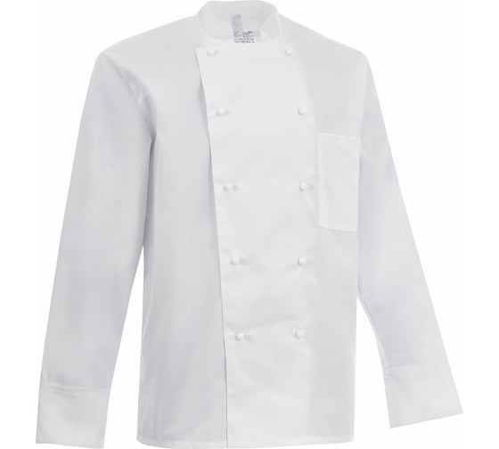 Изображение товара Поварская двубортная куртка СОЮЗСПЕЦОДЕЖДА Люкс, белая, р. 44-46, рост 170-176 0480027201060