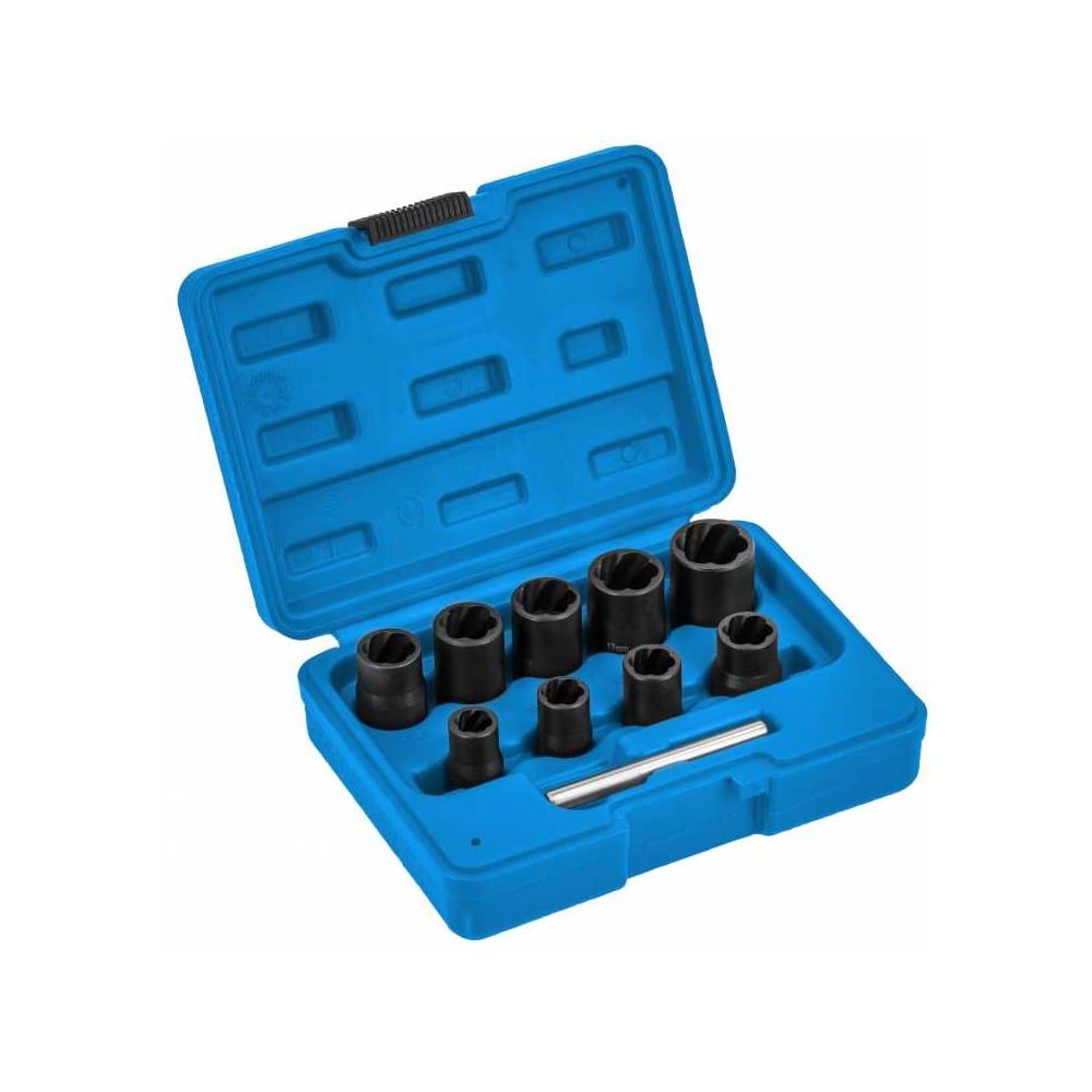 Изображение товара Экстракторы для извлечения обломанных болтов HOEGERT TECHNIK 10 шт.