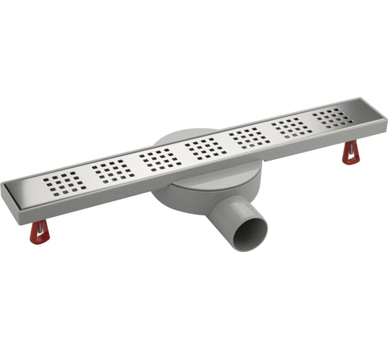 Изображение товара Трап САНАКС МАК 500х60 мм, нержавеющая сталь, пластик АБС, линейный, горизонтальный с гидрозатвором 51041