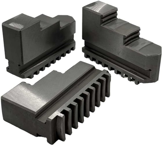 Изображение товара Кулачки обратные к патрону токарному TORNERI 250 3-х кул.шаг 10 мм, ширина 28 мм, паз 12 мм Т024099