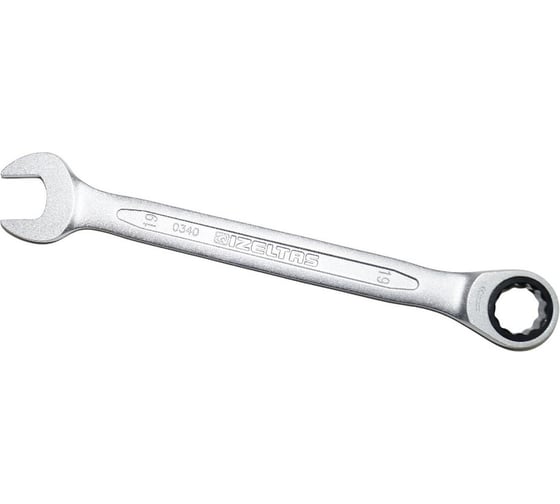 Изображение товара Комбинированный ключ трещоточный IZELTAS 19мм, длина 245 мм, 340020019