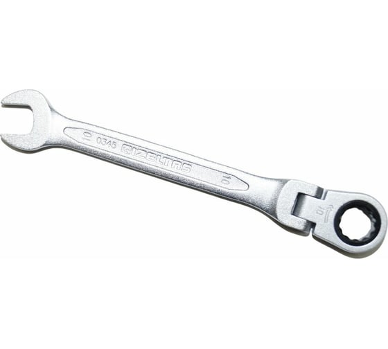 Изображение товара Комбинированный ключ трещоточный IZELTAS с шарниром 10мм, длина 136 мм, 345020010