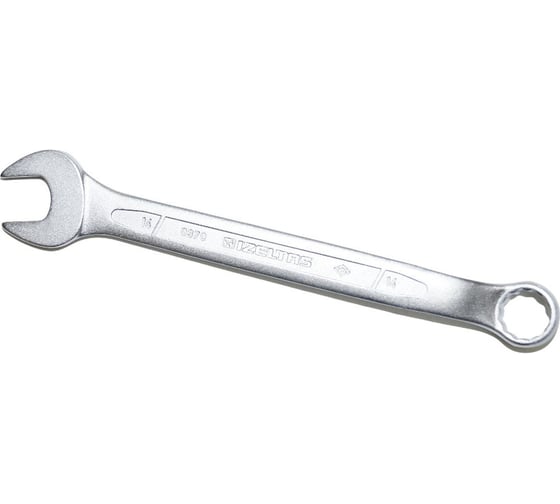 Изображение товара Комбинированный ключ изогнутый IZELTAS 14мм, длина 185 мм, 370020014