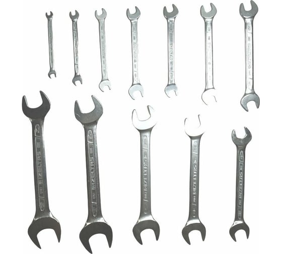 Изображение товара Набор рожковых удлинённых SAE ключей IZELTAS 12 предметов, 161002112