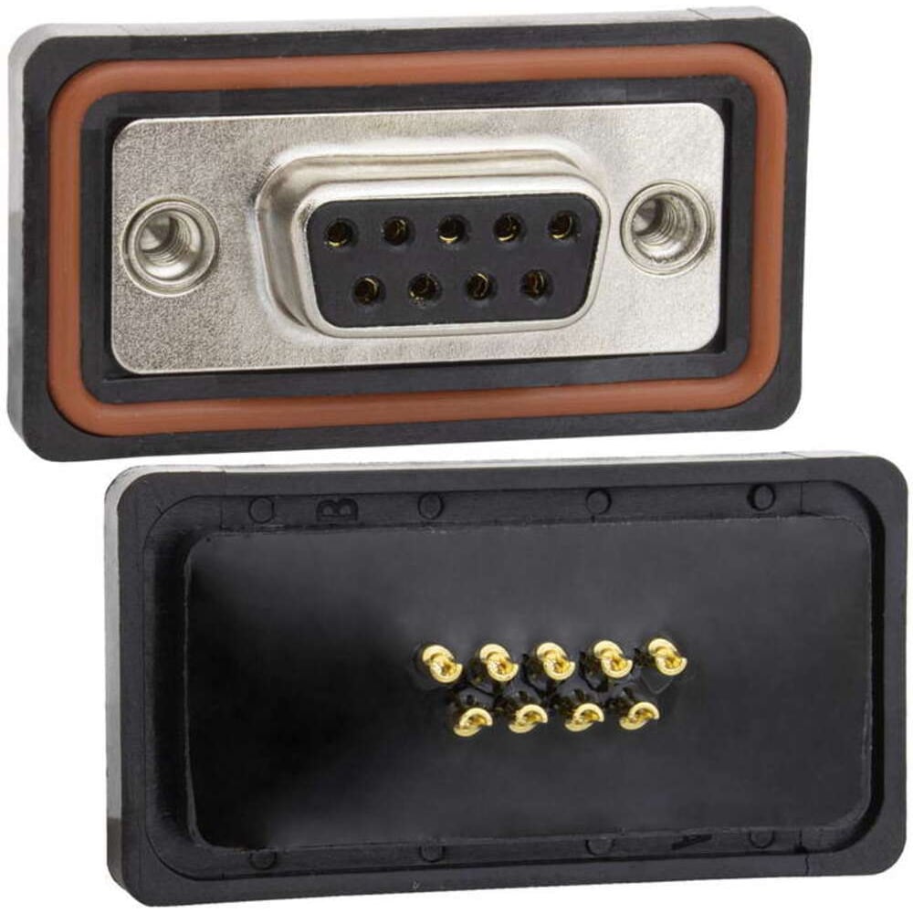 Изображение товара Разъем D-SUB RUICHI DB-9F IP67 защитный промышленный соединитель